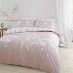 Catherine Lansfield Meadowsweet Floral Duvet Cover And Pillowcase Set