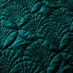 Dunelm Indra Velour Emerald Duvet Cover And Pillowcase Set -Furn. Shop 30772191 alt02