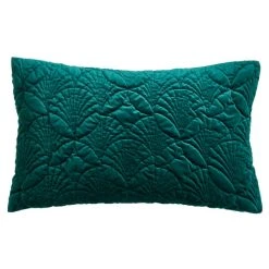 Dunelm Indra Velour Emerald Duvet Cover And Pillowcase Set -Furn. Shop 30772191 alt03