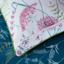 Dorma Winter Garden Teal 100% Cotton Reversible Duvet Cover And Pillowcase Set -Furn. Shop 30772255 alt05