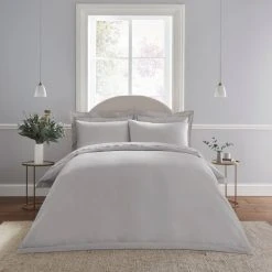 Dorma Tencel Grey Duvet Cover