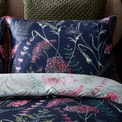 Dorma Winter Garden Navy 100% Cotton Reversible Duvet Cover And Pillowcase Set -Furn. Shop 30772808 alt05