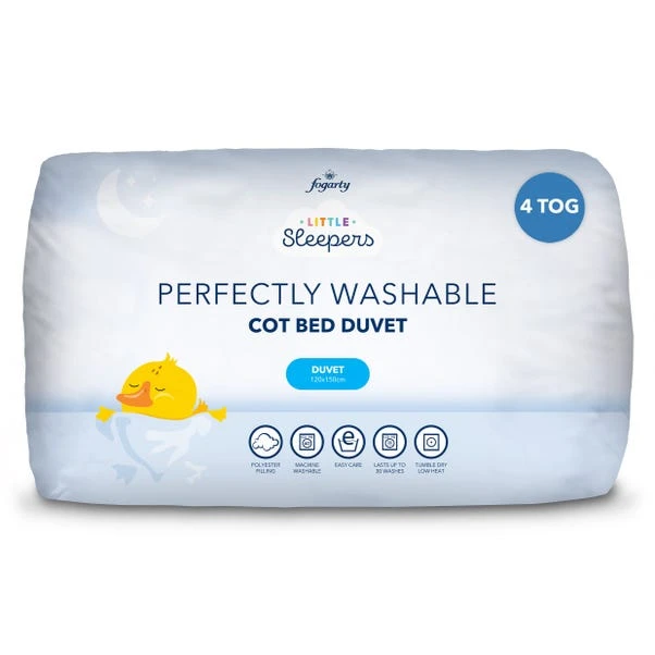 Fogarty Little Sleepers Perfectly Washable 4 Tog Cot Bed Duvet 5 Fogarty Little Sleepers Perfectly Washable 4 Tog Cot Bed Duvet - Image 5