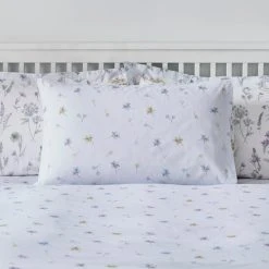 Dunelm Floral Stem Purple Duvet Cover And Pillowcase Set 9 Dunelm Floral Stem Purple Duvet Cover And Pillowcase Set -Furn. Shop 30798241 alt03