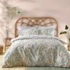 Dunelm Folk Botanical Green Duvet Cover And Pillowcase Set