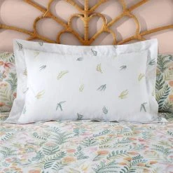 Dunelm Folk Botanical Green Duvet Cover And Pillowcase Set 9 Dunelm Folk Botanical Green Duvet Cover And Pillowcase Set -Furn. Shop 30801109 alt03