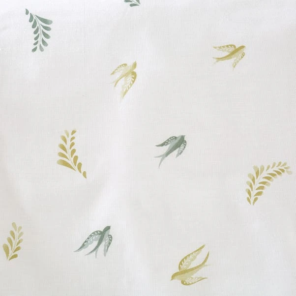 Dunelm Folk Botanical Green Duvet Cover And Pillowcase Set 6 Dunelm Folk Botanical Green Duvet Cover And Pillowcase Set - Image 6