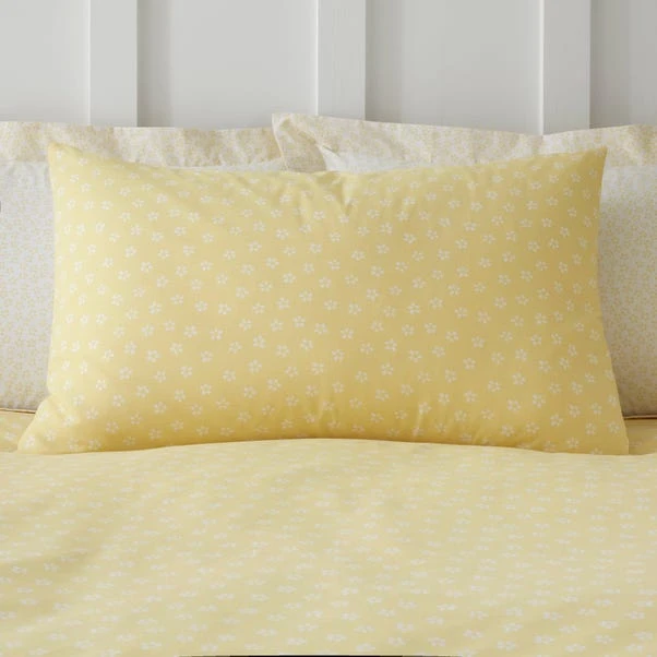 Dunelm Florrie Yellow Duvet Cover And Pillowcase Set 3 Dunelm Florrie Yellow Duvet Cover And Pillowcase Set - Image 3