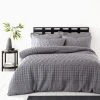 Dunelm Billie Grey Duvet Cover And Pillowcase Set