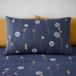 Dunelm Scandi Floral Navy Duvet Cover And Pillowcase Set -Furn. Shop 30810468 alt02