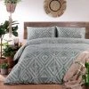 Furn. Tanza Desert Sage Duvet Cover & Pillowcase Set