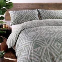 Furn. Tanza Desert Sage Duvet Cover & Pillowcase Set -Furn. Shop 30824191 alt02