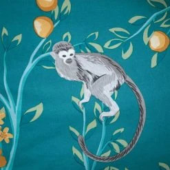 Catherine Lansfield Tropic Monkey Duvet Cover & Pillowcase Set -Furn. Shop 30828919 alt03