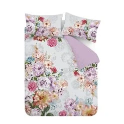 Hyperion Interiors Amaranth Floral 100% Cotton Duvet Cover & Pillowcase Set 9 Hyperion Interiors Amaranth Floral 100% Cotton Duvet Cover & Pillowcase Set -Furn. Shop 30828958 alt04