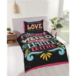 Limited Edition Single Duvet Cover Set Bedding Quilt Set Bright Multicoloured