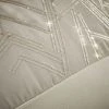Catherine Lansfield Velvet Sparkle Champagne Double Duvet Cover Set Bed Set