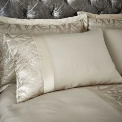 Catherine Lansfield Velvet Sparkle Champagne Double Duvet Cover Set Bed Set -Furn. Shop 35073160 3
