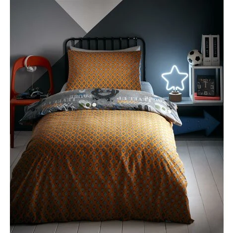 Gamer Double Duvet Cover Fully Reversible Glow In The Dark Quilt Cover Set Teenagers Kids Bedlinen Bedding Set 2 Gamer Double Duvet Cover Fully Reversible Glow In The Dark Quilt Cover Set Teenagers Kids Bedlinen Bedding Set - Image 2