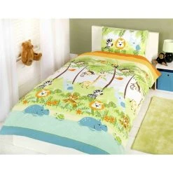 Jungle Boogie Single Duvet Cover & Pillowcase Set