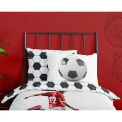 Kids Duvet Cover SCORE 140x200/220 Cm White Good Morning 5 Kids Duvet Cover SCORE 140x200/220 Cm White Good Morning -Furn. Shop 35497235 3