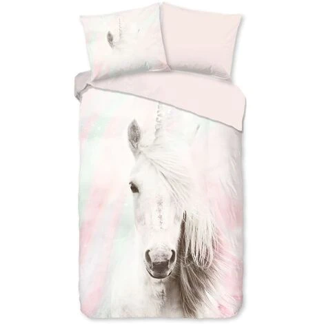 Kids Duvet Cover FLUFFY 140x200/220 Cm Pink Good Morning 1 Kids Duvet Cover FLUFFY 140x200/220 Cm Pink Good Morning