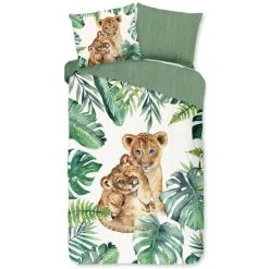 Kids Duvet Cover JUNGLE 140x200/220 Cm Green Good Morning