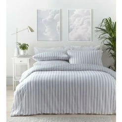 Portfolio Home Harvard Stripe Grey Super King Duvet Set ReversibleBedding Bed Set 6 Portfolio Home Harvard Stripe Grey Super King Duvet Set ReversibleBedding Bed Set -Furn. Shop 52506357 3