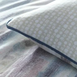 Appletree Landscape Watercolour Print Reversible Duvet Cover Set, Seafoam, Single 8 Appletree Landscape Watercolour Print Reversible Duvet Cover Set, Seafoam, Single -Furn. Shop 64559626 4