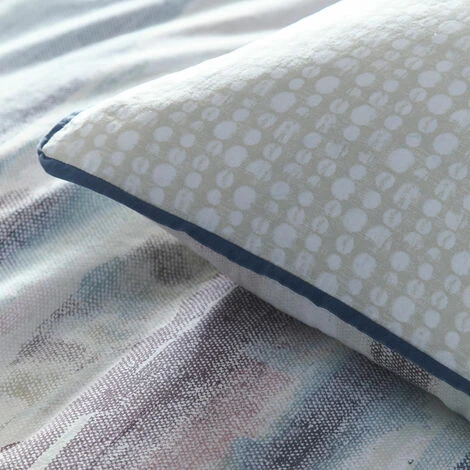 Appletree Landscape Watercolour Print Reversible Duvet Cover Set, Seafoam, Single 4 Appletree Landscape Watercolour Print Reversible Duvet Cover Set, Seafoam, Single - Image 4