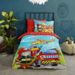 Kids Duvet Cover Fire 140x200/220 Cm Good Morning