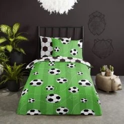 Kids Duvet Cover Soccer 140x200/220 Cm Good Morning