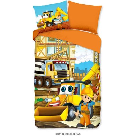 Kids Duvet Cover Building 140x200/220 Cm Good Morning 1 Kids Duvet Cover Building 140x200/220 Cm Good Morning