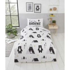 Studio Kids Scandi Bears Duvet Cover Set Multi Single Children Bedding