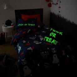 Catherine Lansfield Halloween Dogs Duvet Cover Set Blue Toddler 8 Catherine Lansfield Halloween Dogs Duvet Cover Set Blue Toddler -Furn. Shop 68580397 4