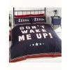 Catherine Lansfield Don´t Wake Me Up Duvet Cover Set (Single) (Red/White/Blue)