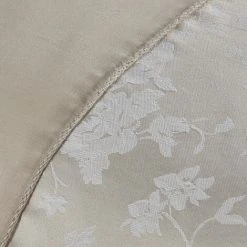 Dreams & Drapes Imelda Floral Woven Jacquard Cotton Rich Duvet Cover Set, Ivory, Single -Furn. Shop 85483403 5