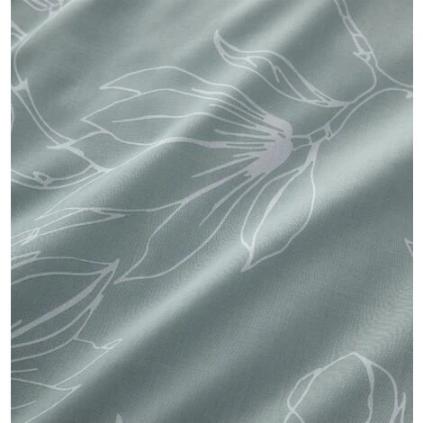 Portfolio Home Linear Floral Duvet Set Sage Green Single Reversible 4 Portfolio Home Linear Floral Duvet Set Sage Green Single Reversible - Image 4