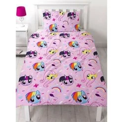My Little Pony Childrens/Kids Equestria Duvet Cover Set (Junior) (Pink)
