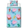 Peppa Pig Counting George Pig Duvet Cover Set (Single) (Blue)