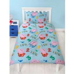 Peppa Pig Counting George Pig Duvet Cover Set (Single) (Blue) -Furn. Shop 92733964 3