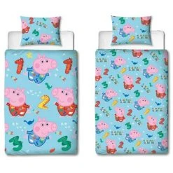 Peppa Pig Counting George Pig Duvet Cover Set (Single) (Blue) -Furn. Shop 92733964 5