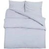 Duvet Cover Set Grey 135x200 Cm Light-weight Microfiber VidaXL
