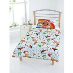 Bing Bunny Village Duvet Cover Set (Junior) (Multicoloured)