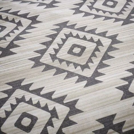 Catherine Lansfield Aztec Geo Reversible Duvet Cover Set Natural - Single 4 Catherine Lansfield Aztec Geo Reversible Duvet Cover Set Natural - Single - Image 4