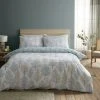 Catherine Lansfield Wilda Tree Reversible Duvet Cover Set Green - Single