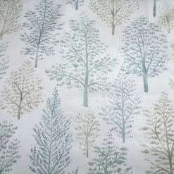 Catherine Lansfield Wilda Tree Reversible Duvet Cover Set Green - Single -Furn. Shop 95606928 5