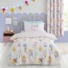 Catherine Lansfield Kids Ice Cream Fundae Reversible Duvet Cover Set Pink Bedding - Junior