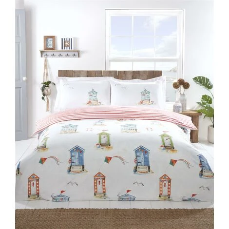 Rapport Home Bedding 180 TC Padstow Duvet Cover Set Multi Single 2 Rapport Home Bedding 180 TC Padstow Duvet Cover Set Multi Single - Image 2