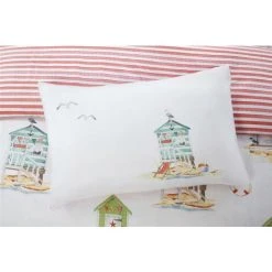 Rapport Home Bedding 180 TC Padstow Duvet Cover Set Multi Double
