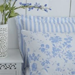 Charlotte Thomas Amelie Blue Floral Duvet Cover Kind Sized Bedding Set 7 Charlotte Thomas Amelie Blue Floral Duvet Cover Kind Sized Bedding Set -Furn. Shop 97894948 3